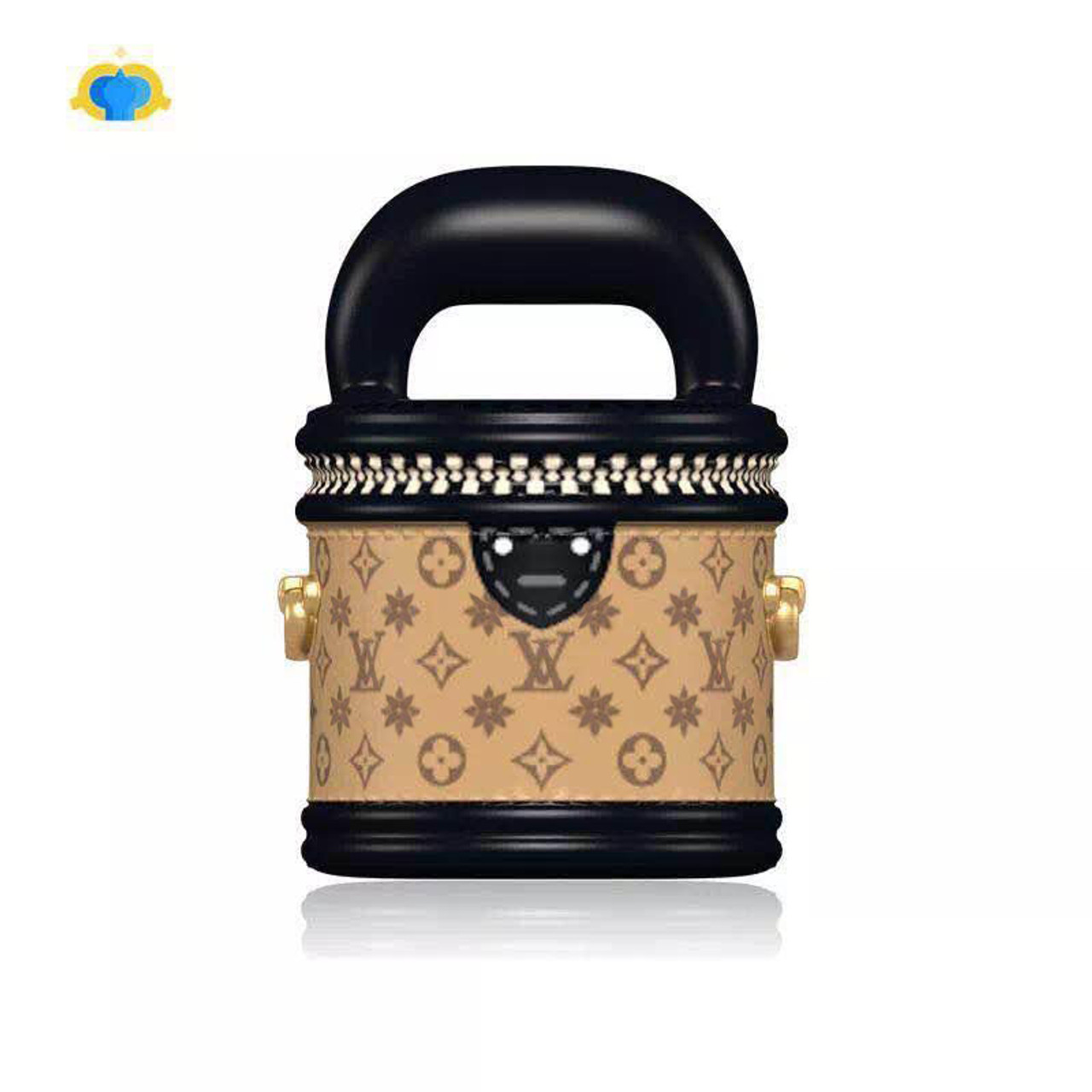 Louis Vuitton Red Monogram Trunk Case Airpods Pro 1 2 3 - Louis