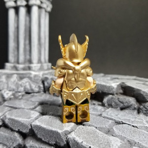 Custom Minifigures LeqoLeqo Gold Saint Aries