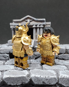 Custom Minifigures LeqoLeqo Gold Saint Taurus Aldebaran