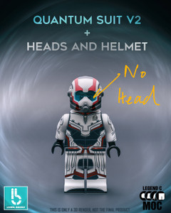 Custom Minifigures LB x LCM  Single Helmet and Single Suit  