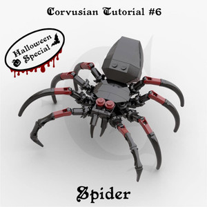 Cesar Corvus Auriac MOC Tutorial Free Spider Digital Building Instruction