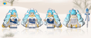 Custom Minifigures Fantastic Lamp Frozen Miku