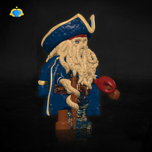 Custom Minifigures Fantastic Lamp Pirate Davy Jones