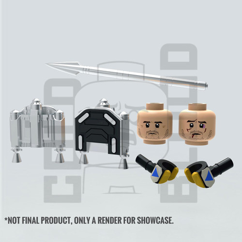 Custom Minifigures Coldblood Bounty Hunter Accessory Pack