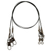 Black Stainless Steel 45 lb Test Wire Leaders by Danielson