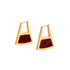 Scarlett Triangle Hoop Earrings