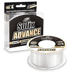 Sufix Advance Lo-Vis Green Monofilament 250-330 Yard Spools