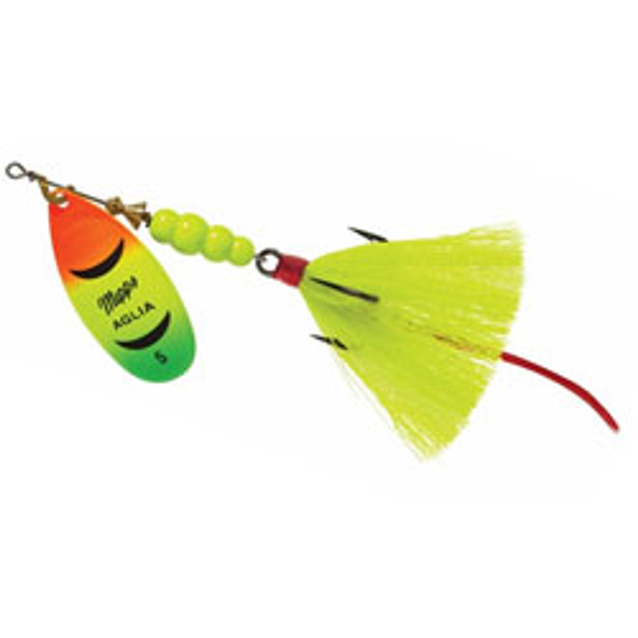 Mepps Aglia Long Bucktail Chart/Chart Scale