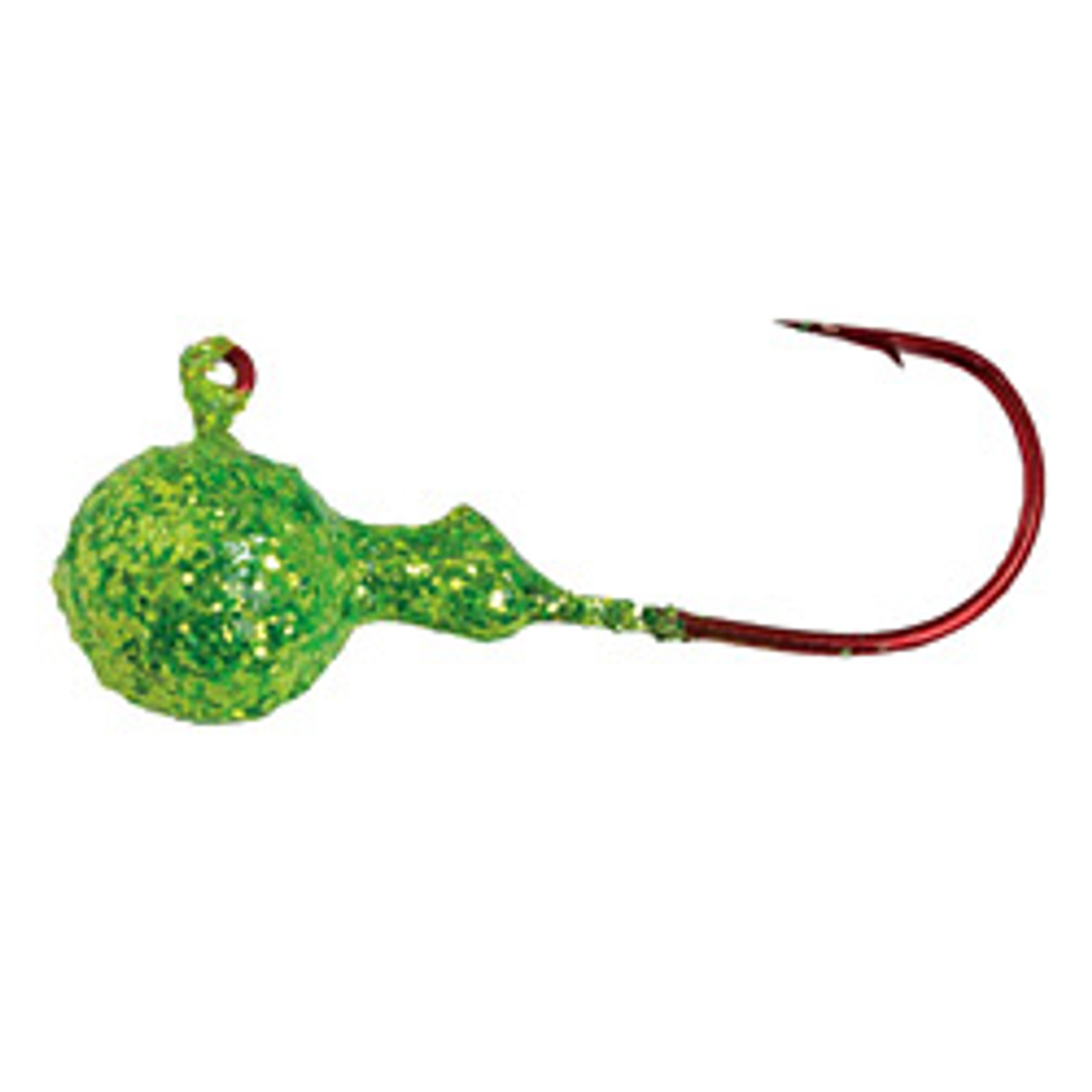 Glitter Jig 1/8 oz Round Jig Heads by Mission Tackle