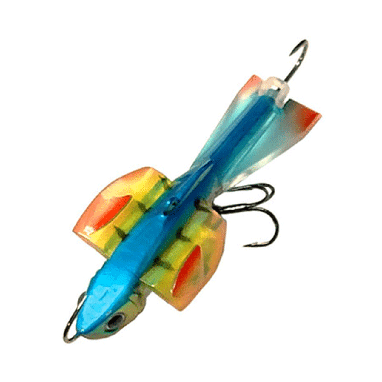 Hyper-Glide HG6 2.5" Winged Vertical Jig - Open Wings