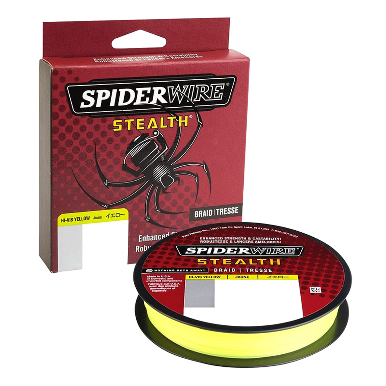 SpiderWire - Stealth-Braid, 125yards, 15LB, Braid/PE, Fishing Line