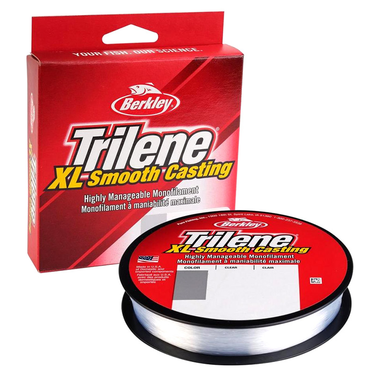 Trilene XL Clear Fishing Line Filler Spool by Berkley