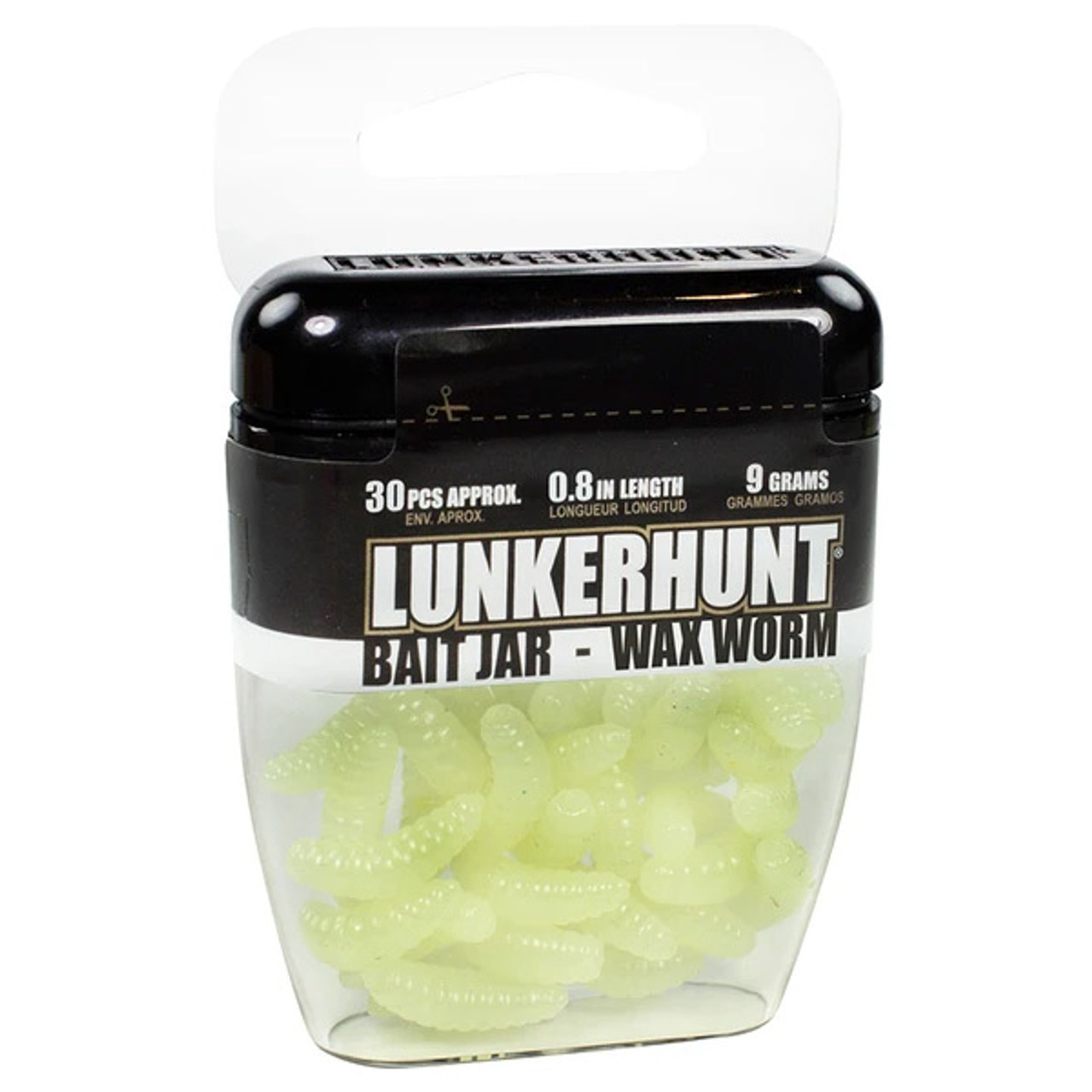 Lunkerhunt Wax Worm Bait Jar