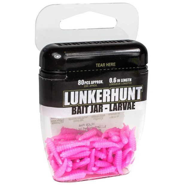 Lunkerhunt May Bug Bait Jar - Scented Soft Plastic Lures For Fishing (Olive)