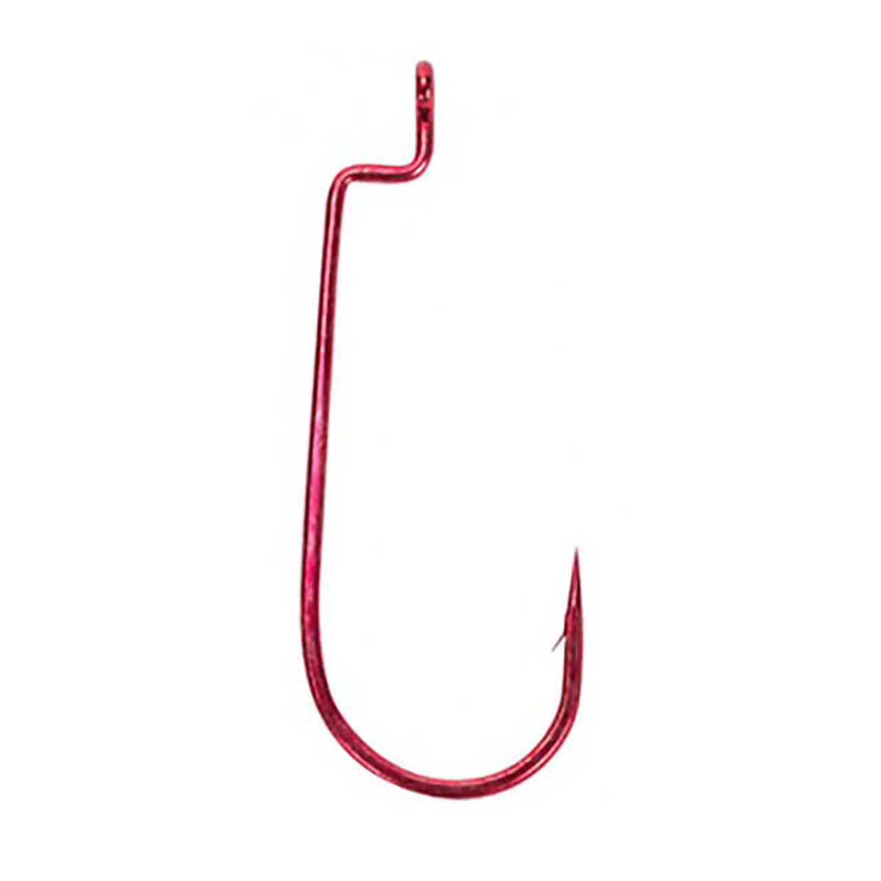 Tru-Turn Daiichi Red Offset Wide Gap Worm Hooks D45Z