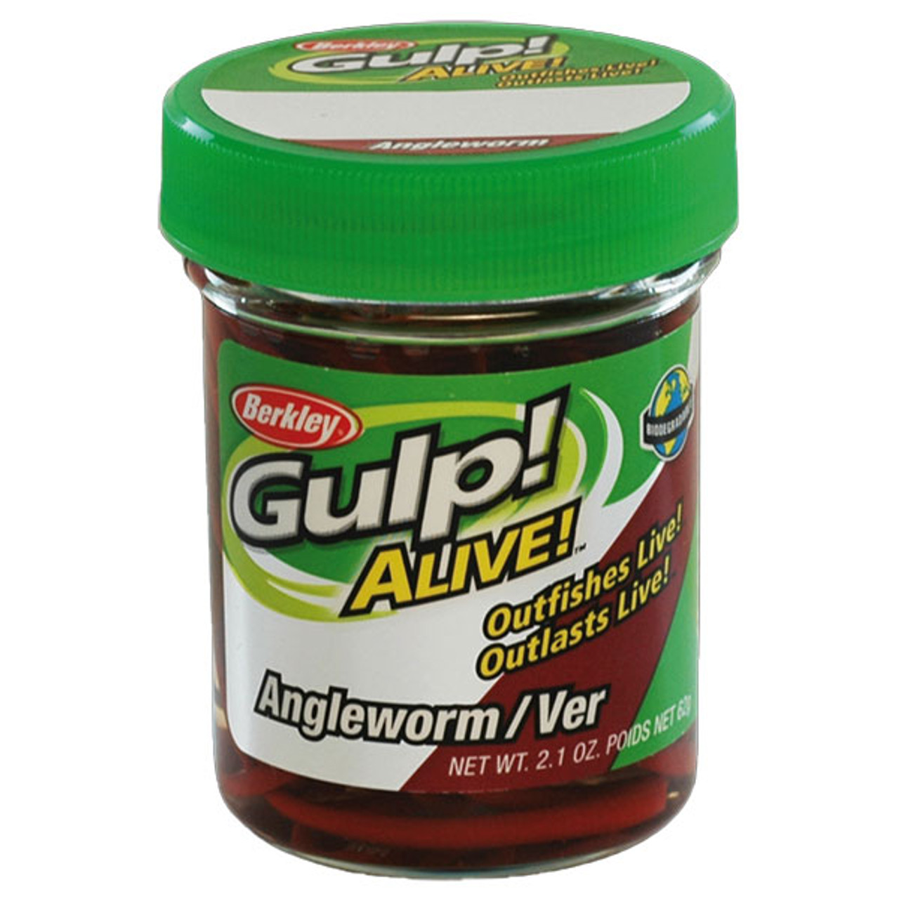 Berkley Gulp! Alive! Natural Angle Worm Jar