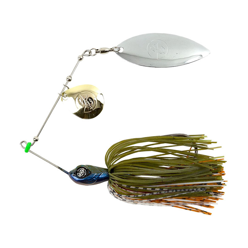 6 Spinnerbait Googan Zinger 3/8 Oz. Bluegill, Nuovi In Confezione Per Pesca