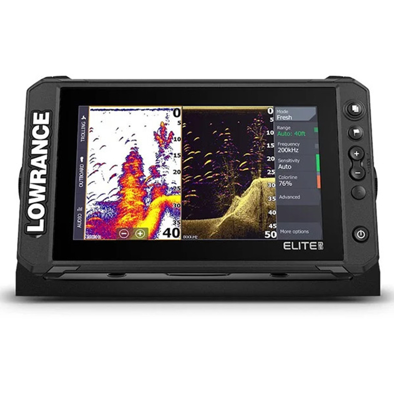 Elite FS 9 with ActiveTarget Live Sonar - No Transducer by Lowrance