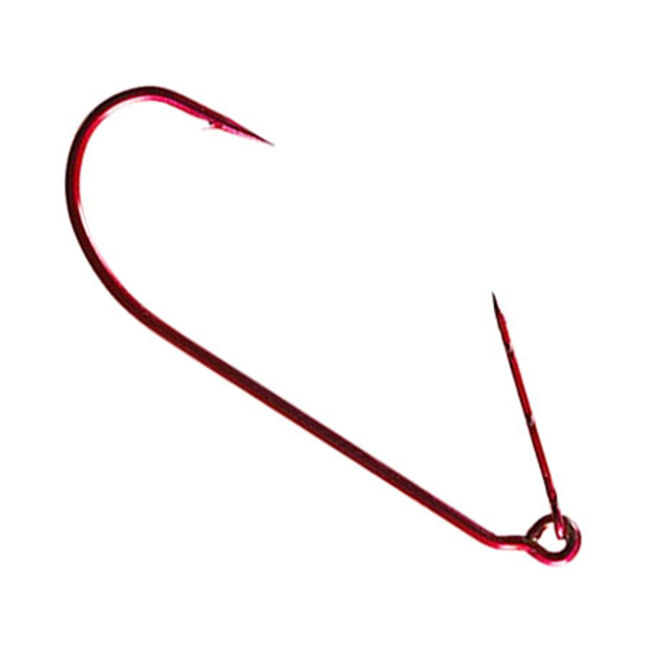 Red Keeper Worm Hooks