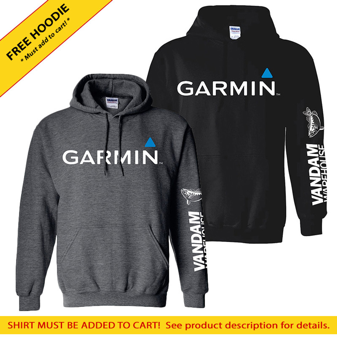 Free Garmin Logo Hoodie w/ Purchase!
