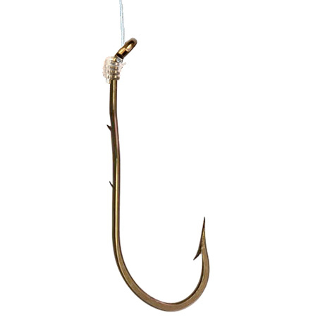 Baitholder Down Eye Snelled Bronze Hooks 307G by Tru-Turn