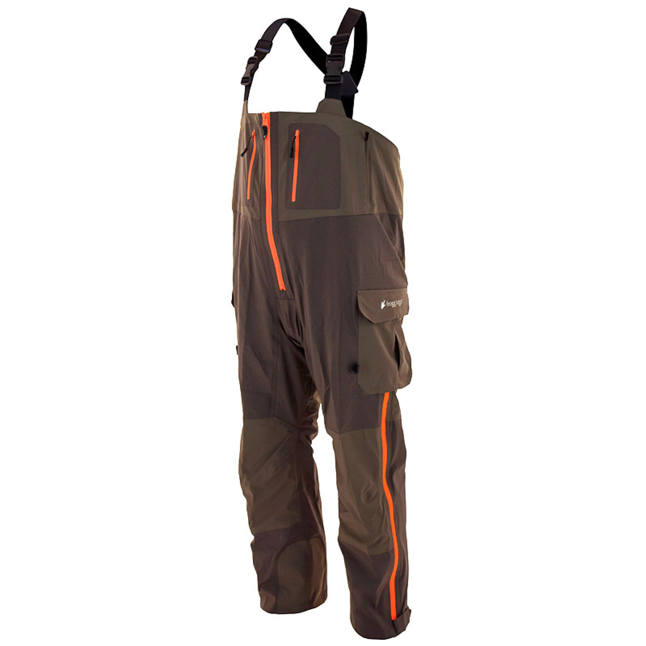 Pilot II Guide Bibs Taupe/Stone Rain Suit by Frogg Toggs