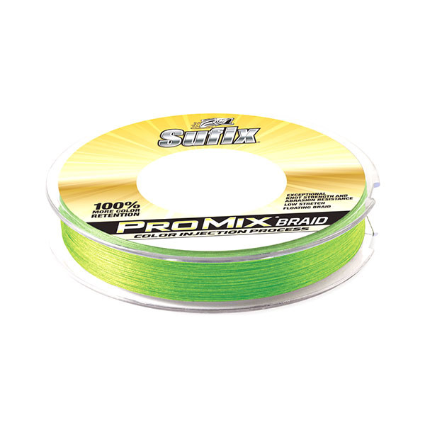 Sufix 832 Advanced Superline Braid – 10 Lb Neon Lime, 150 Yards