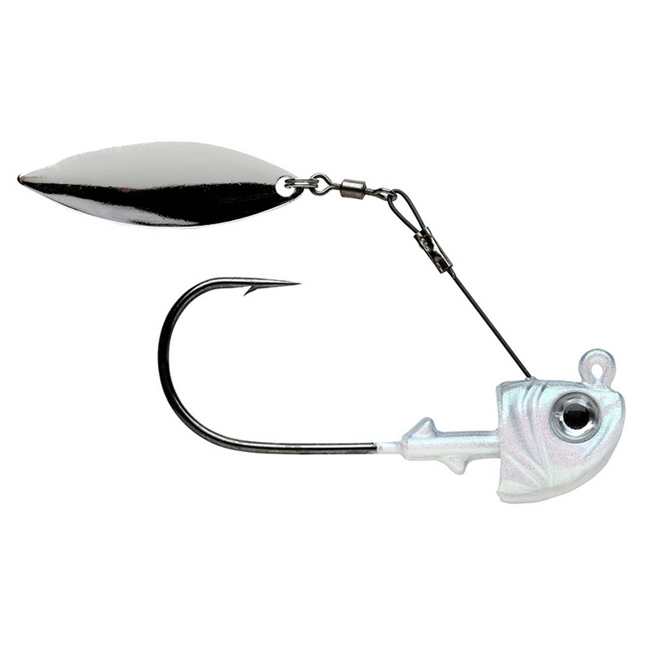 P-Line 1st Gen Top Spin 3/8 oz 6/0 Bladed Jig Heads