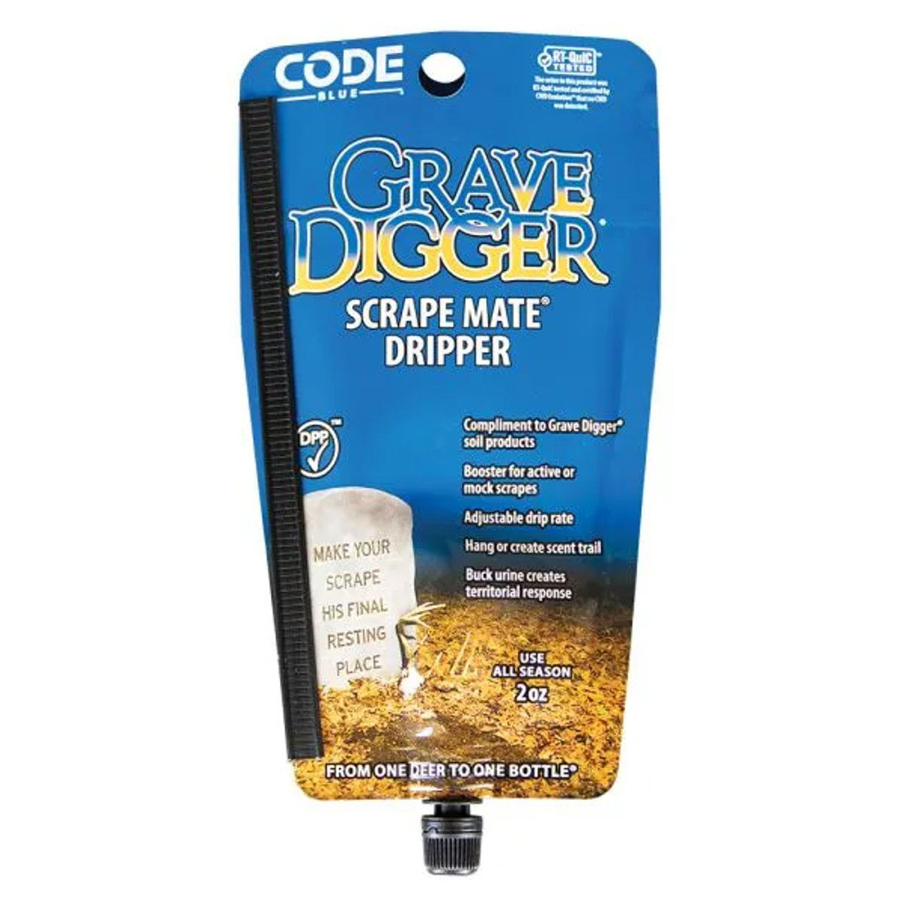 Grave Digger Scrape Mate Dripper by Code Blue