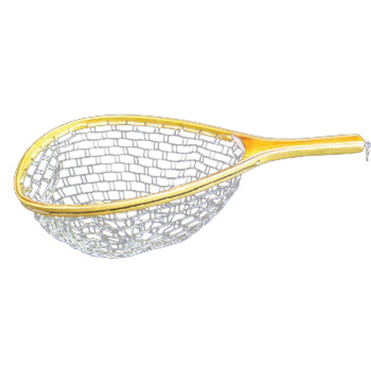 PROMAR LN-101R Trout Landing Net, 11 x 15 in Hoop, Rubber