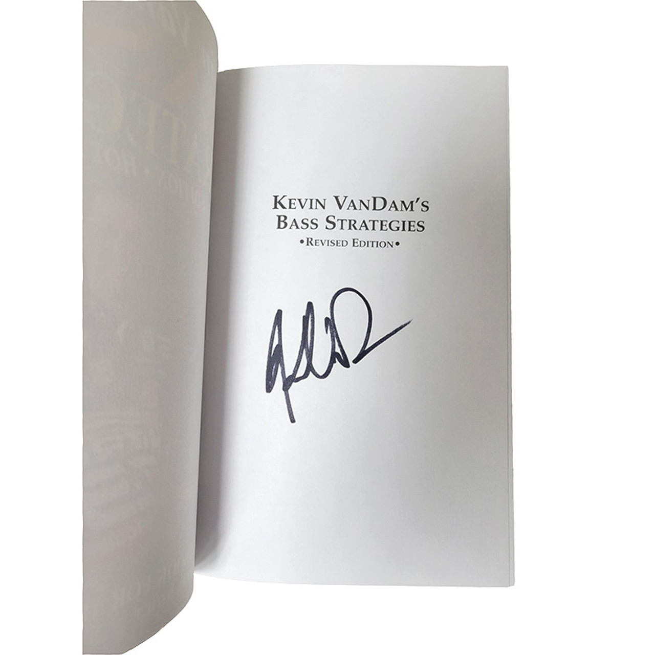 Kevin Vandam's Bass Strategies Revised Edition Book - Autograph