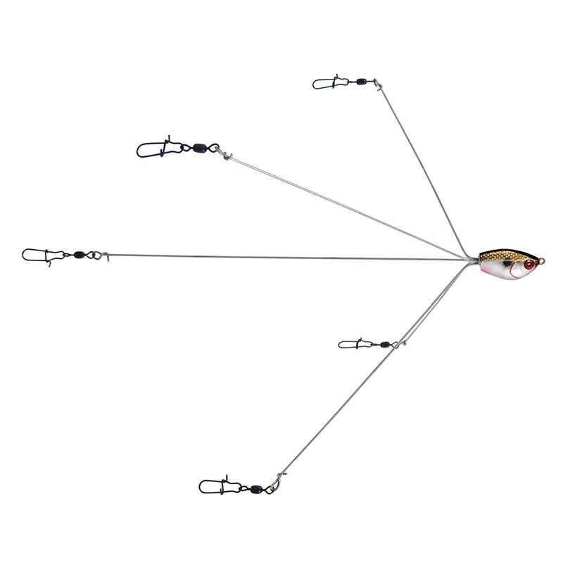 Spinnerbait Style Fishing Rig Yum Lures Yumbrella 3 Wire Rig Kit ...
