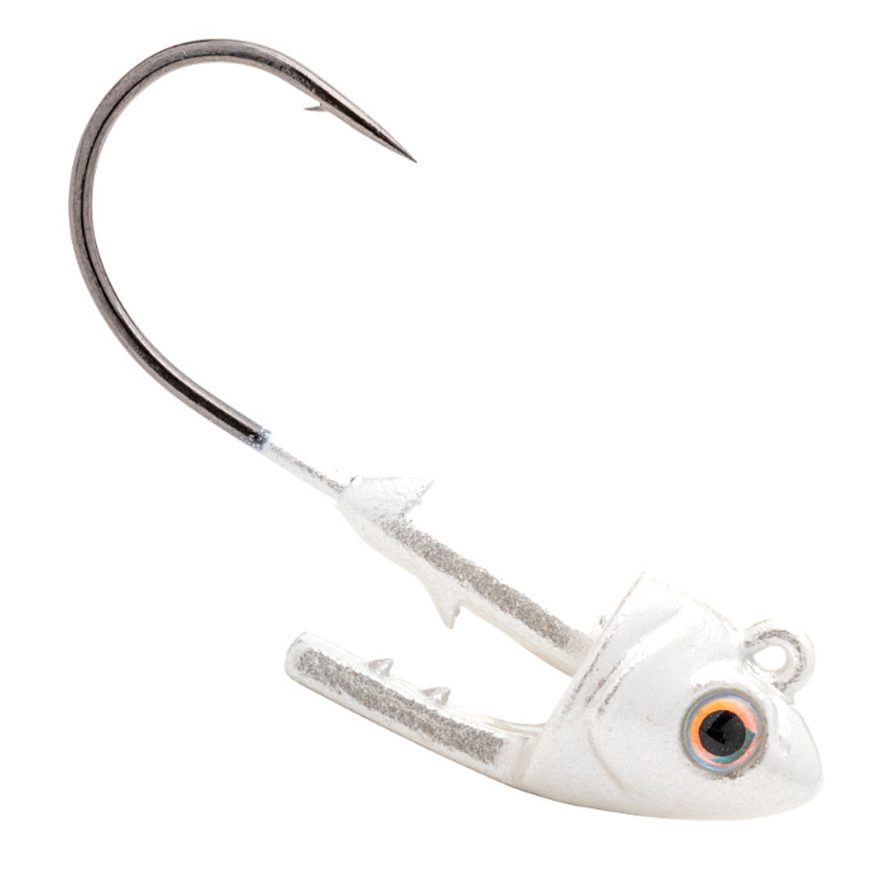 Strike King Tour Grade Rage Swimmin' Head Pearl White 1/4 oz Hook - 3/0 TGRGSH14-84