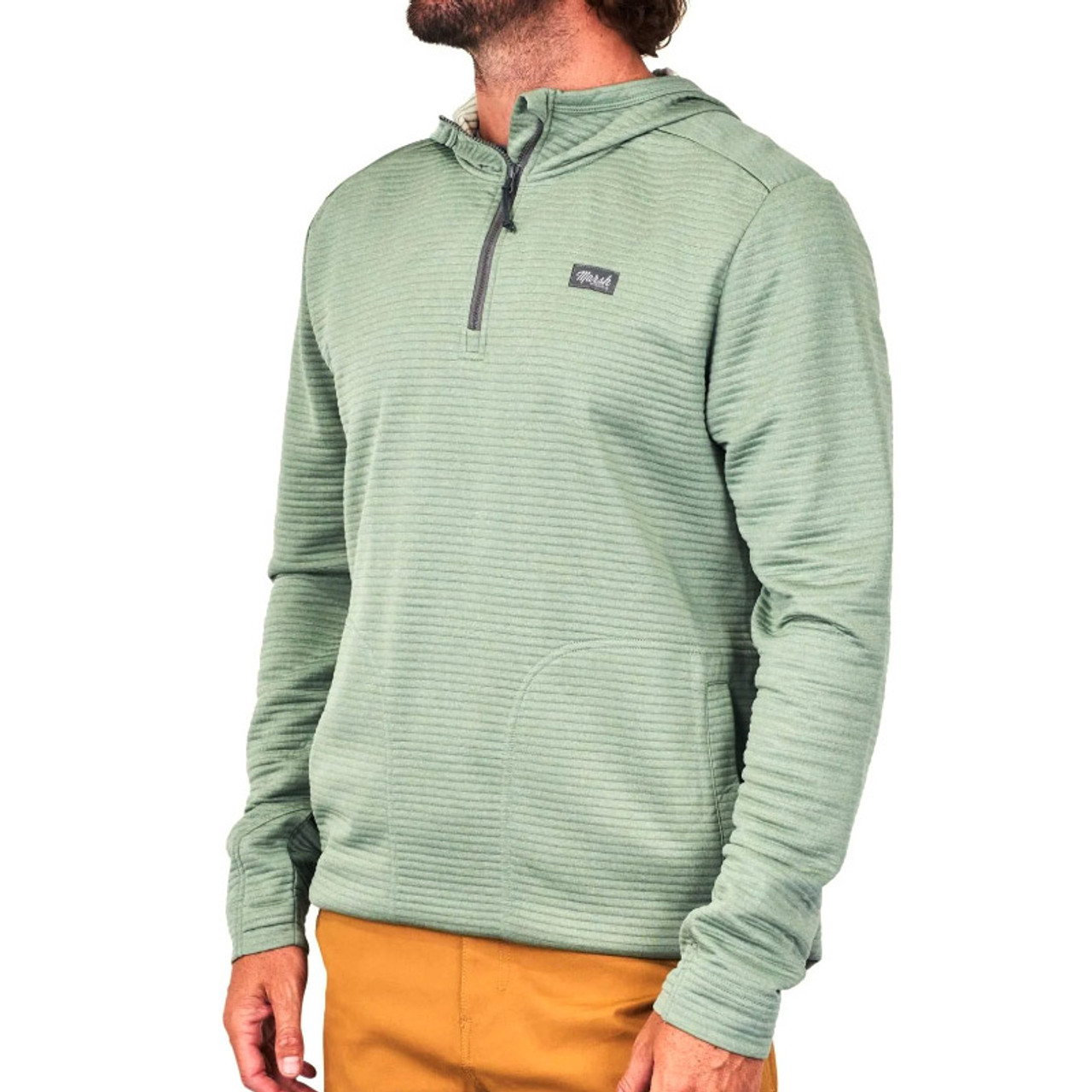 Sullivan Lily Pad Green Tech Hoodie by Marsh Wear - Lifestyle