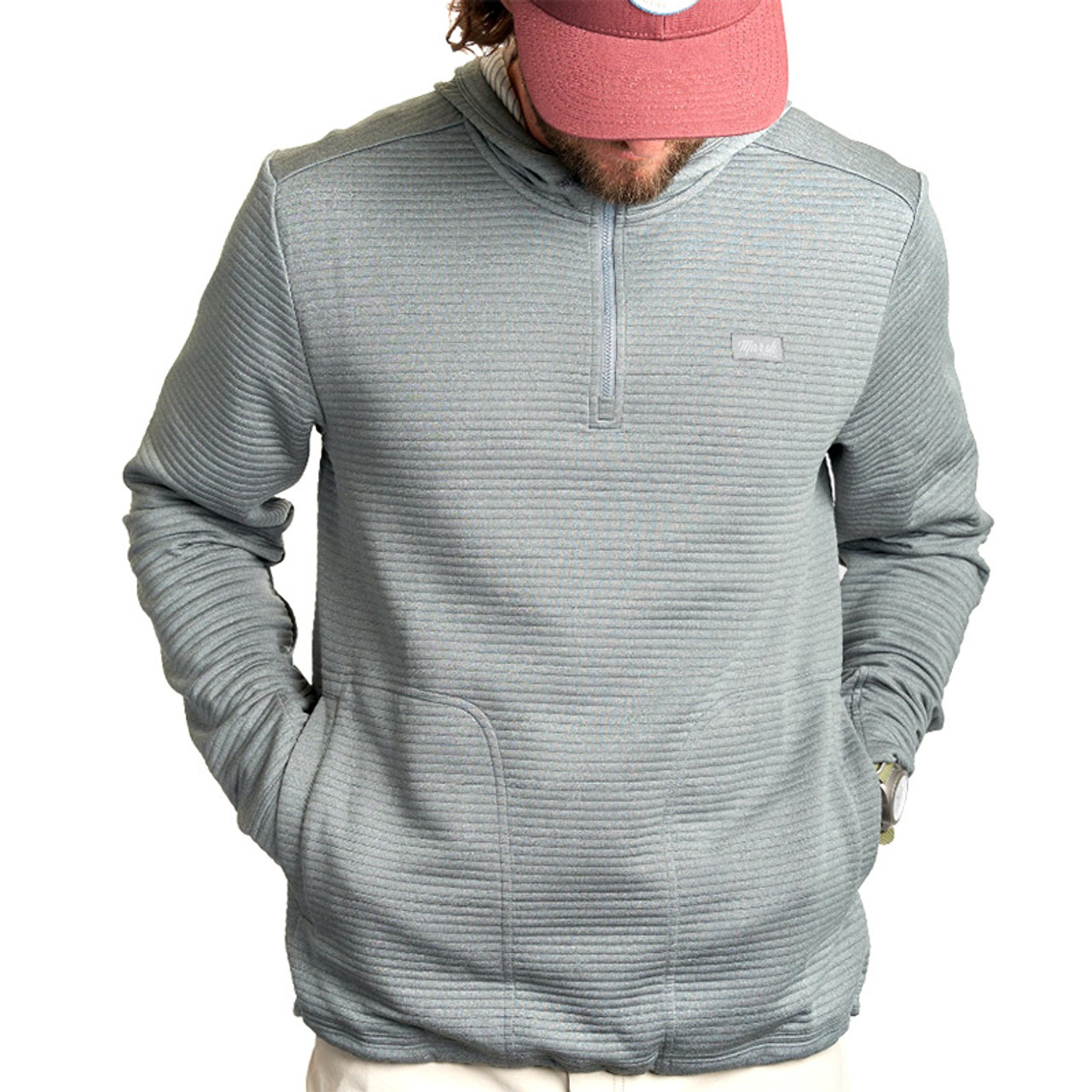 Sullivan Steel Grey Tech Hoodie by Marsh Wear - Lifestyle