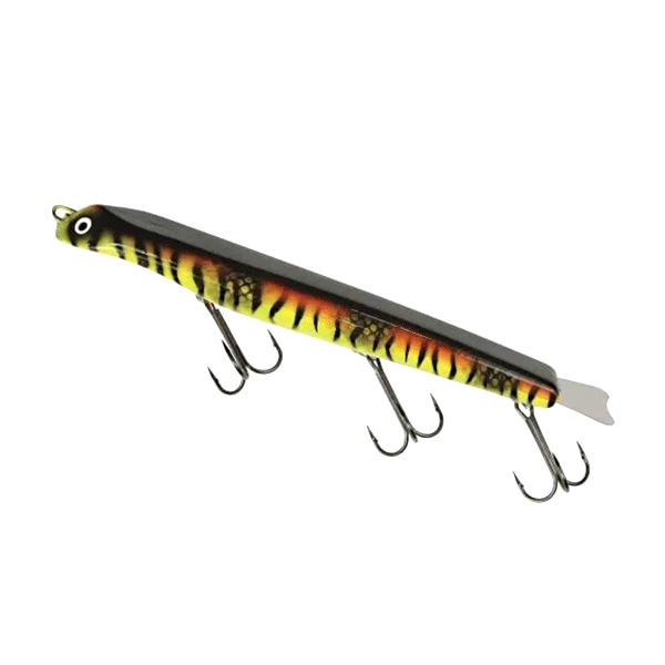 Leurre Vintage Suick Thriller 9" Muskie - Bois Avec Boîte Et Notice