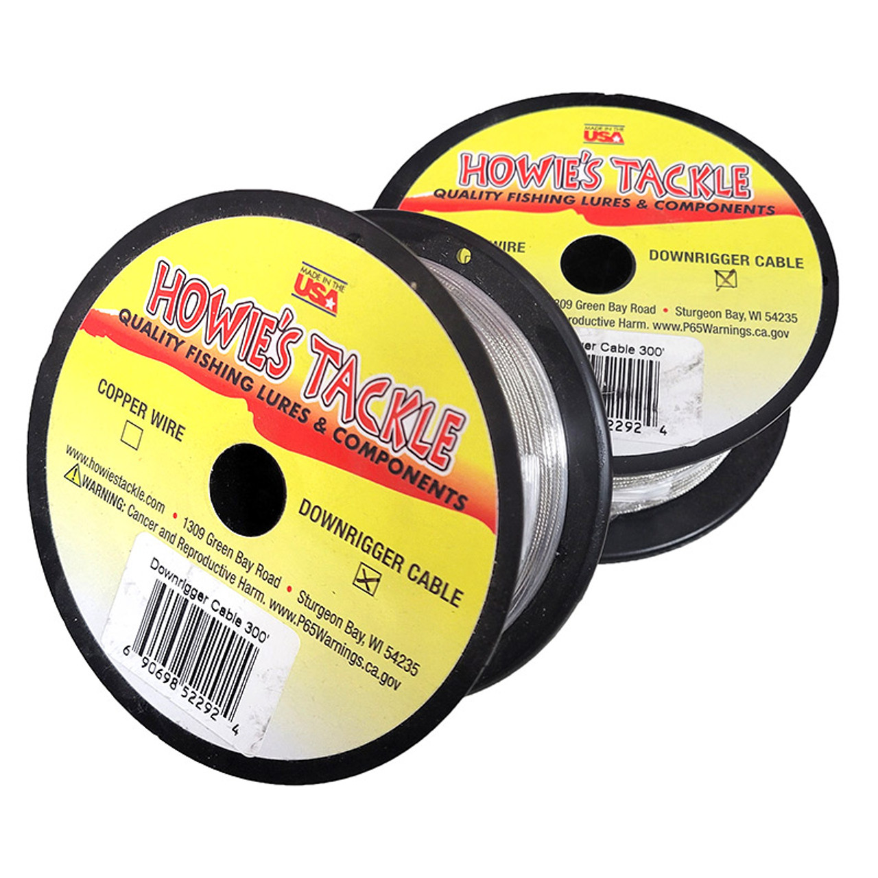 Downrigger Cable 150 lb Test Spool by Howie's Tackle