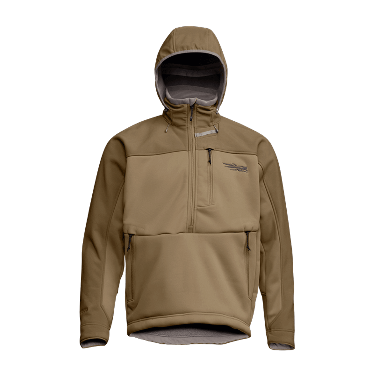 Dakota Coyote Half-Zip Hoody