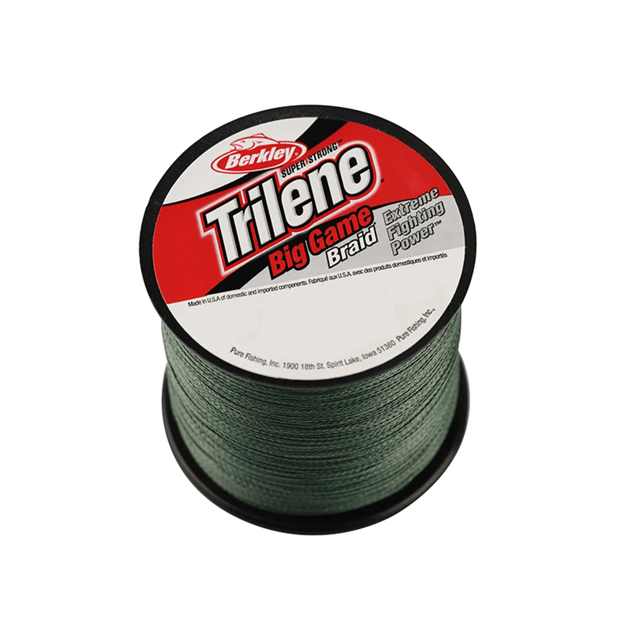 Trilene Big Game Lo-Vis Green Braid Quarter Spool