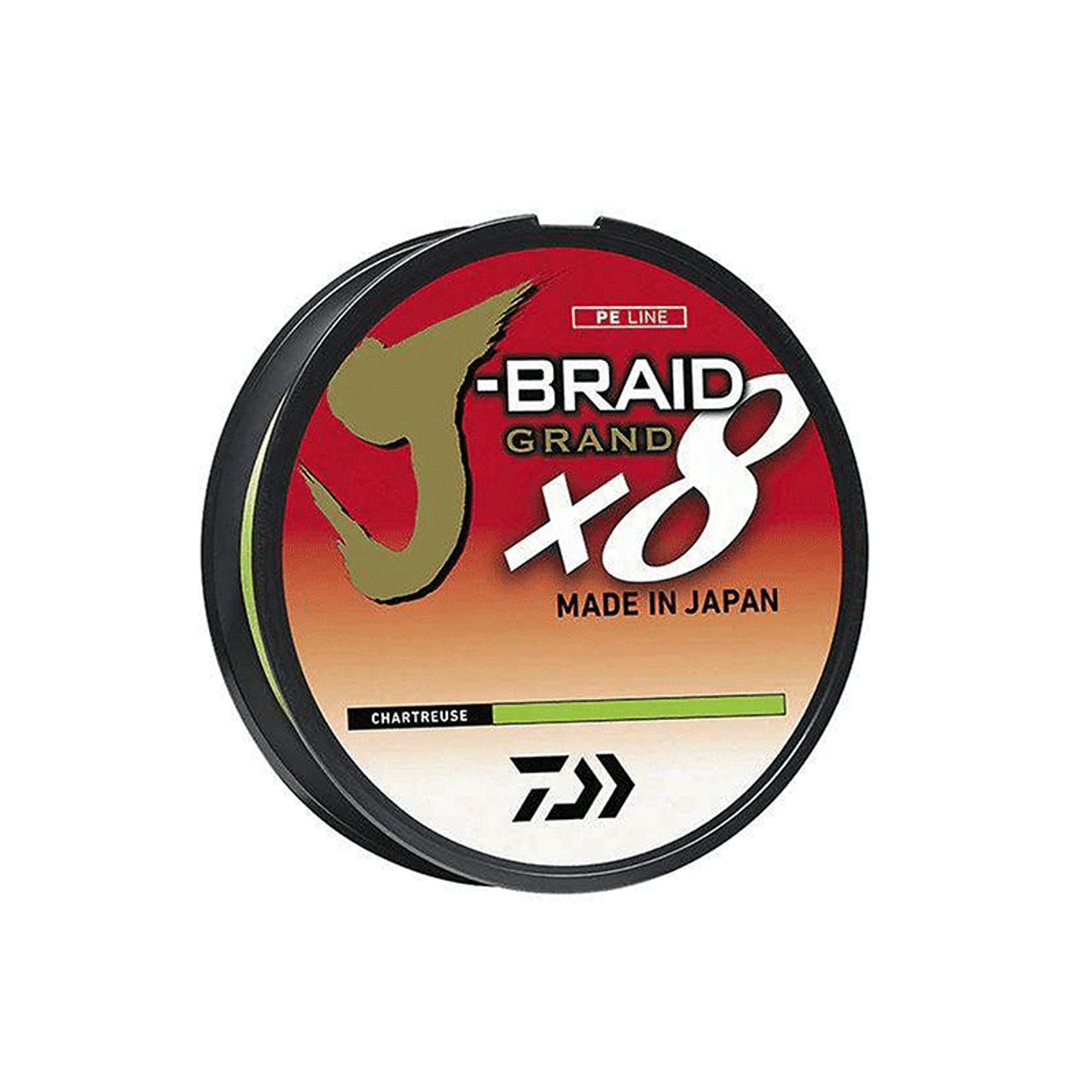 J-Braid X8 Grand Chartreuse Braid 150 yd Filler Spool