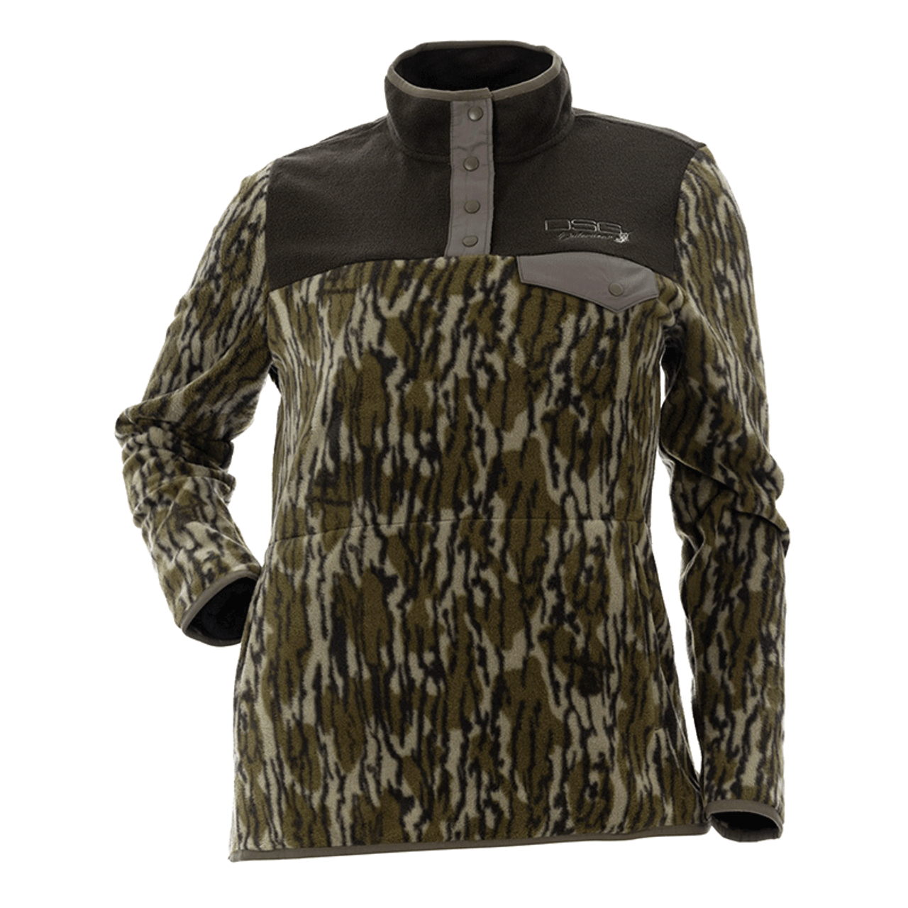 Gianna 2.0 Mossy Oak Bottomland Camo Pullover - Front