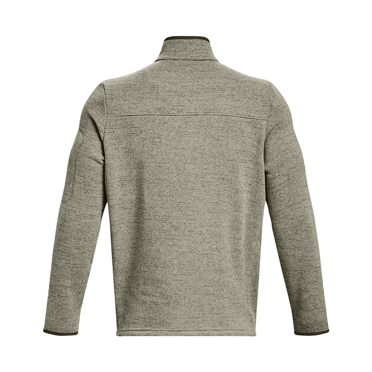 Men's UA Expanse Specialist 1/4 Zip Green Sweater - Back