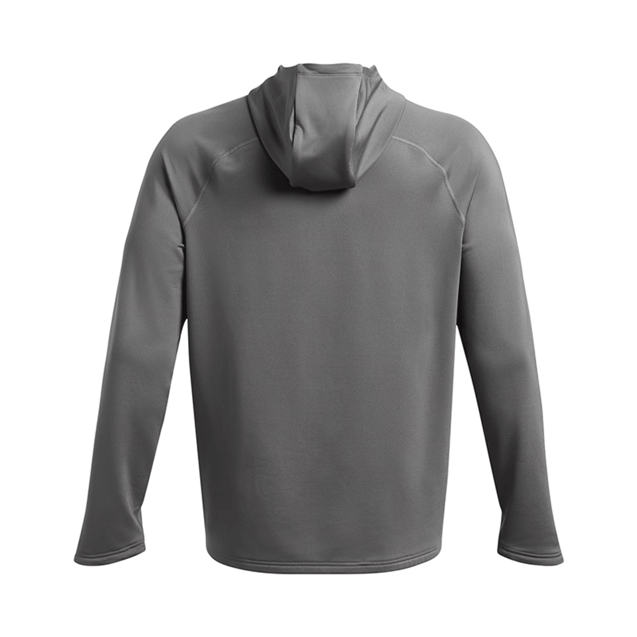 Men's UA Fish Pro Coldfront Castlerock Grey Hoodie - Back