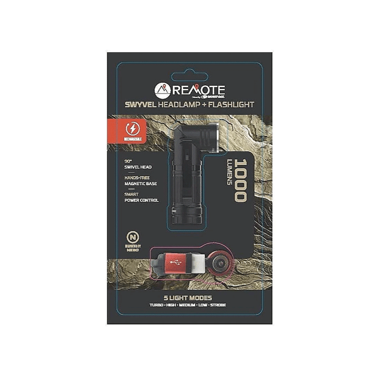 Swivel 1000 Lumen Headlamp/Flashlight
