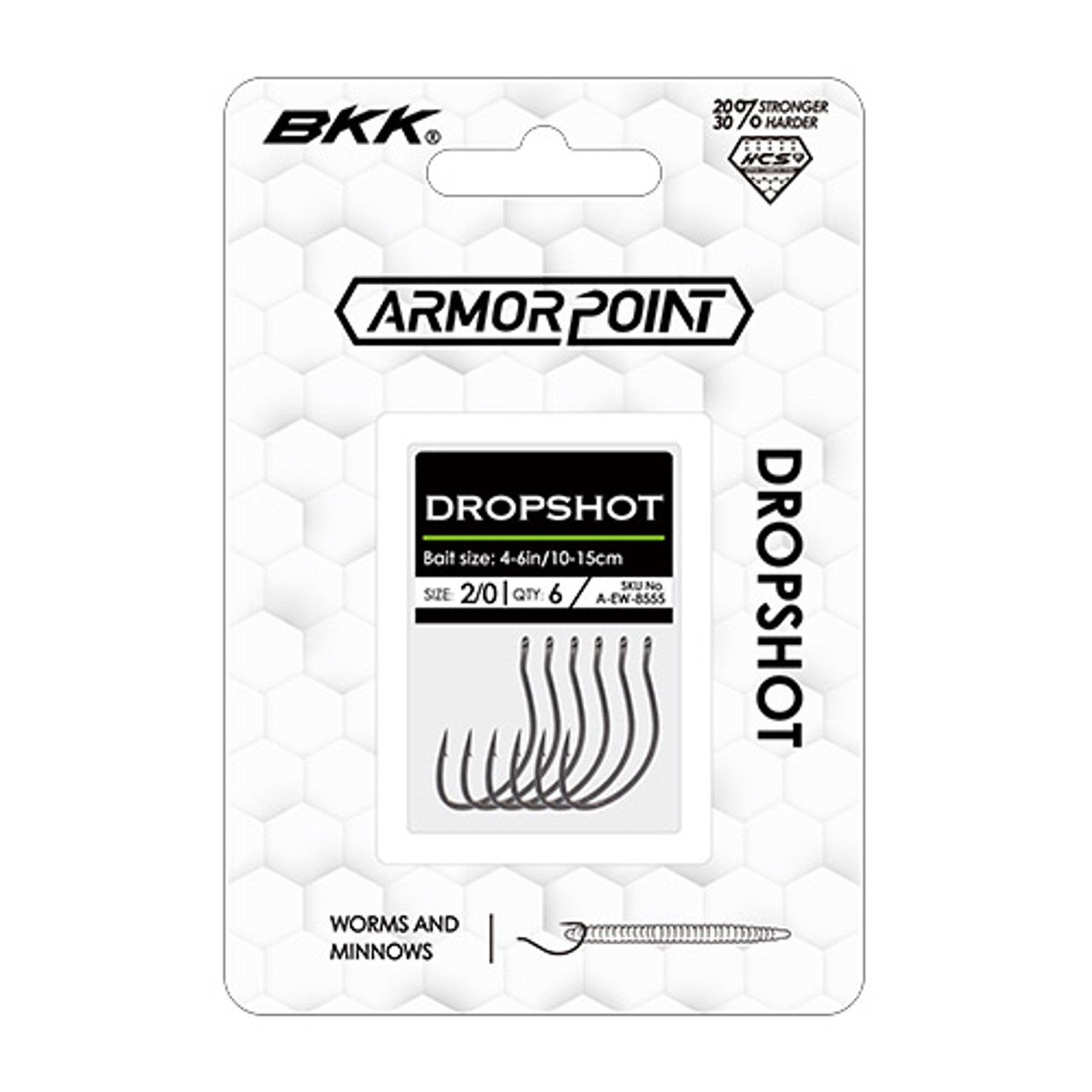 Armor-Point Dropshot Hooks by BKK - Package