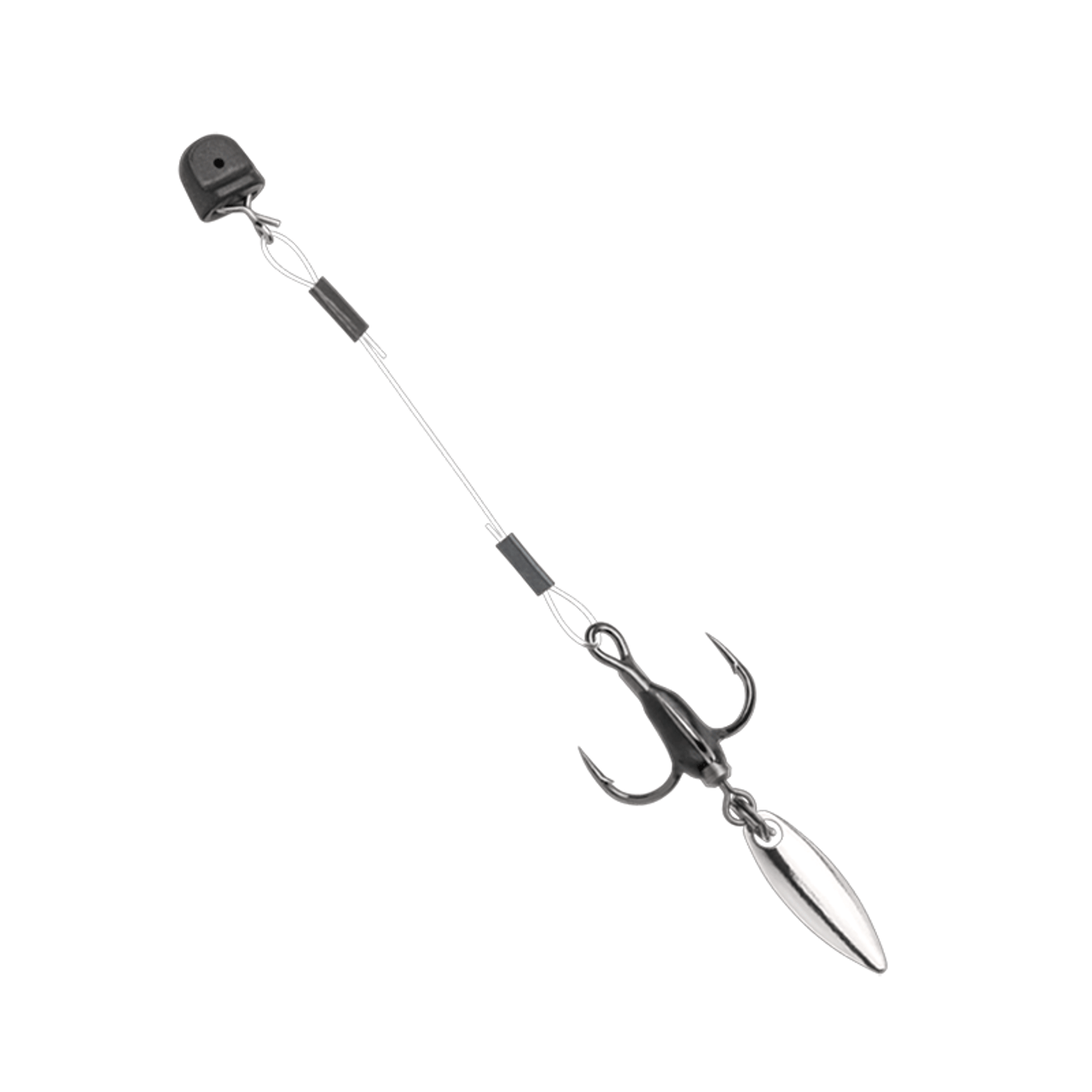 Bladed Hybrid Quik Strike Black Nickel Trailer Hooks
