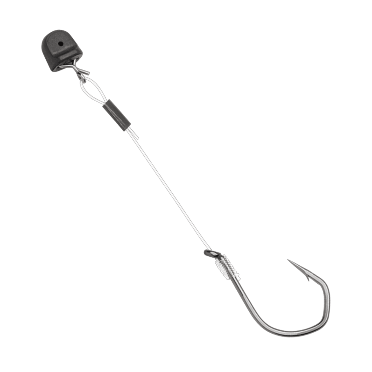 Quik Strike Black Nickel Trailer Single Hooks