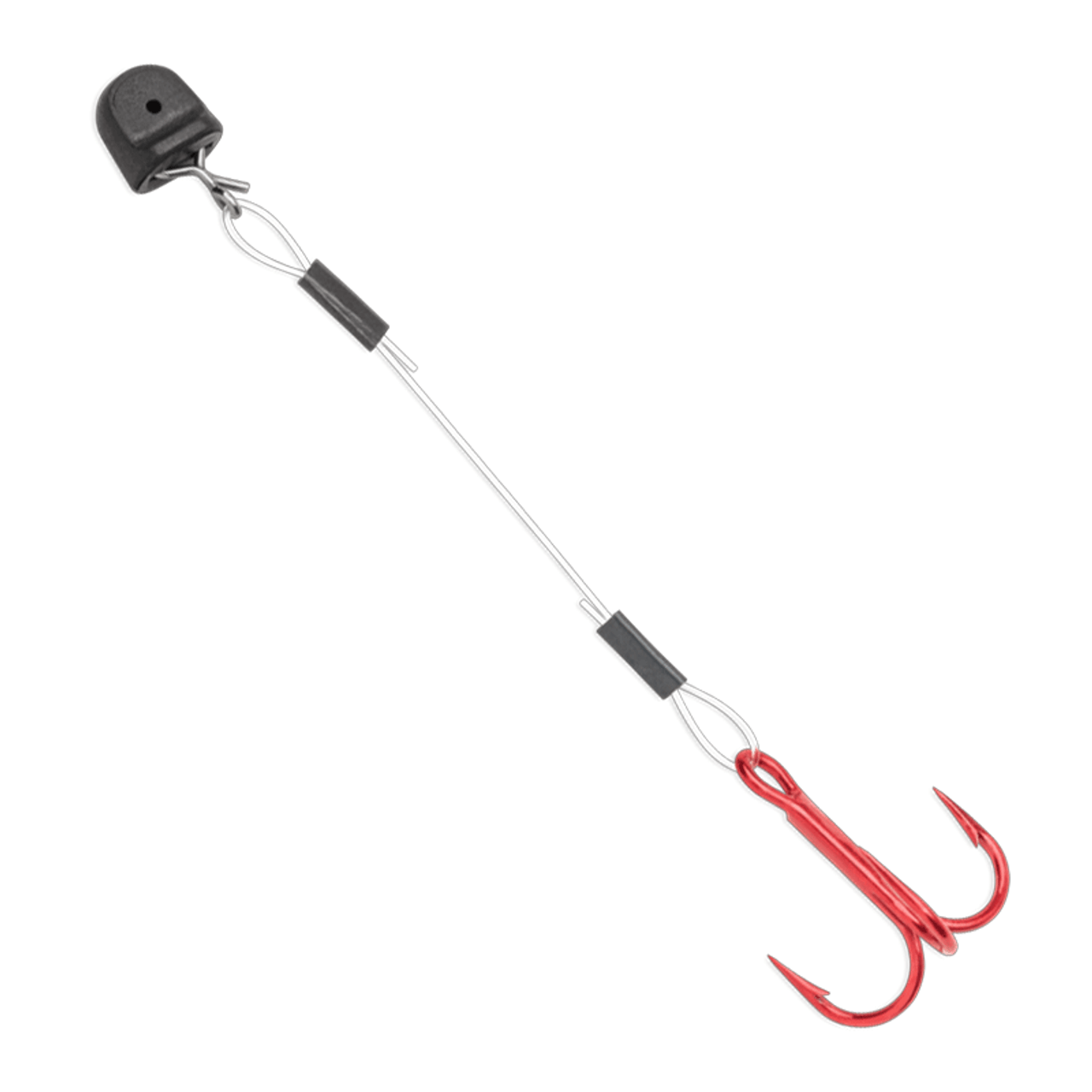 Quik Strike Tin Red Trailer Treble Hooks