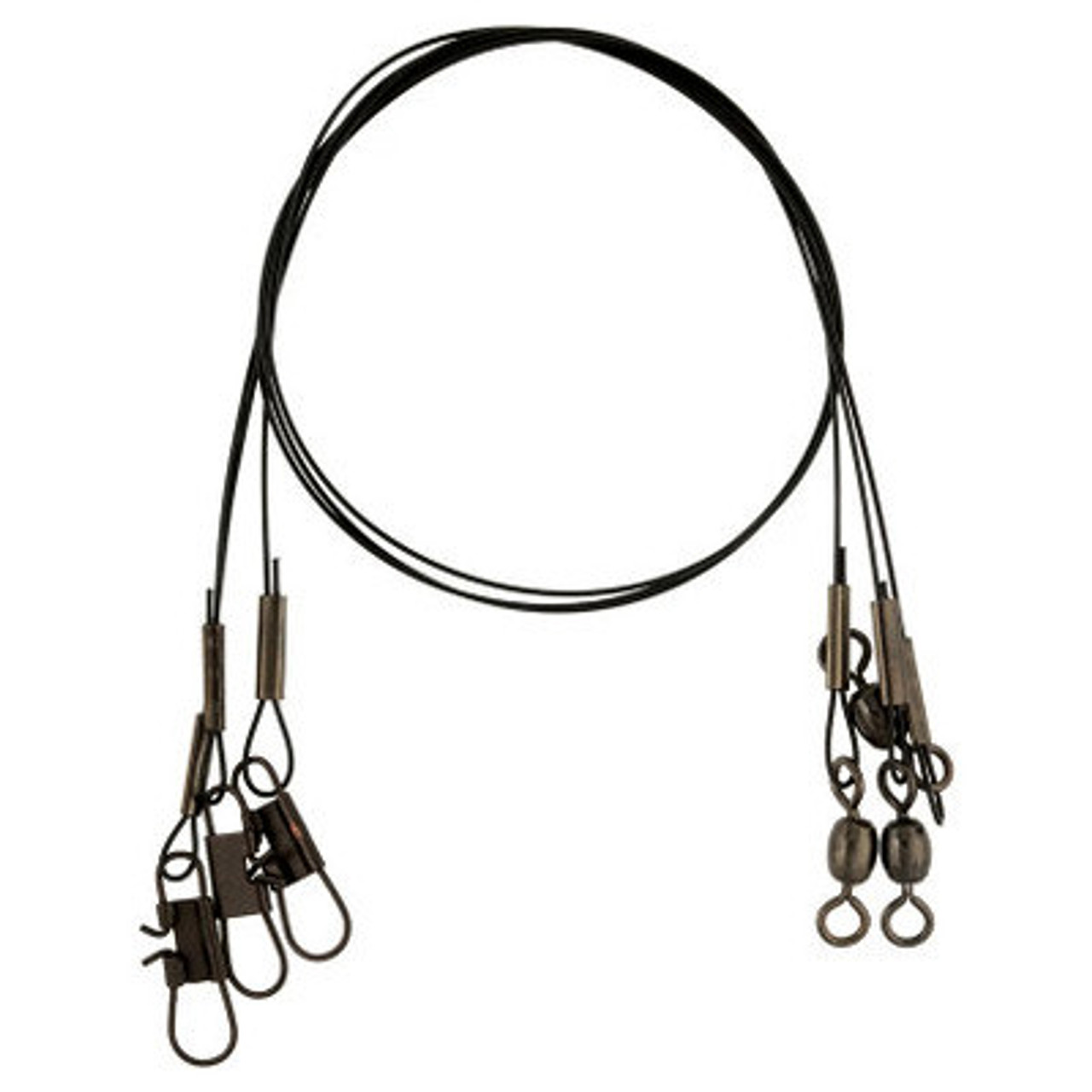 Black Stainless Steel 45 lb Test Wire Leaders by Danielson