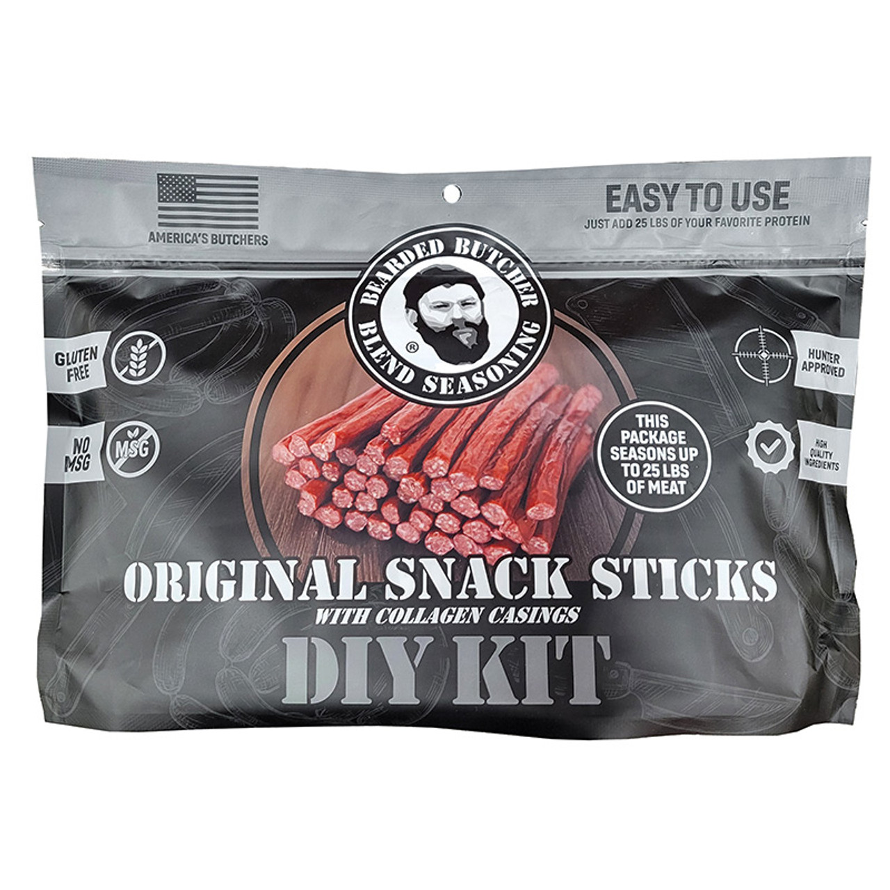 Original Flavor Snack Sticks DIY Kit by The Bearded Butchers Original Flavor Snack Sticks DIY Kit by The Bearded Butchers